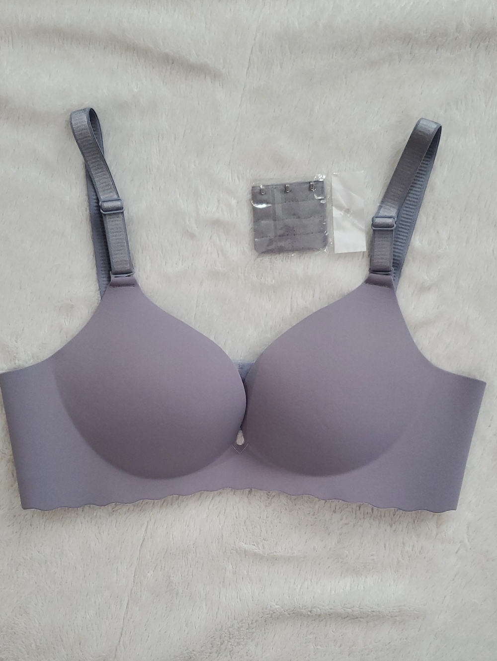 Seamless Gray T-Shirt Bra - Women Intimates